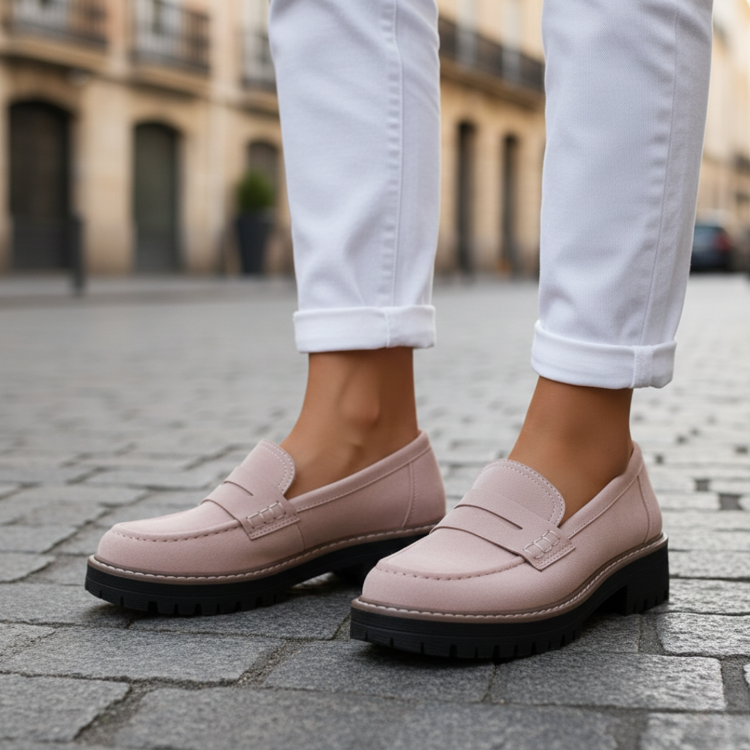Mocassins orthopédiques semelle épaisse pour femmes