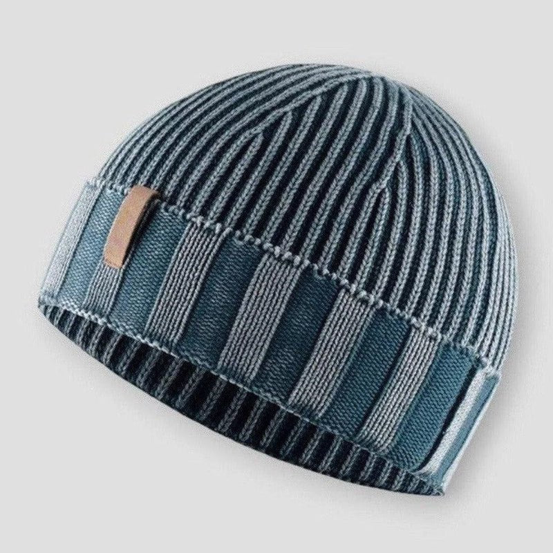 Unisex Cuffed Knitted Beanie | Vintage Winter Hat Hero
