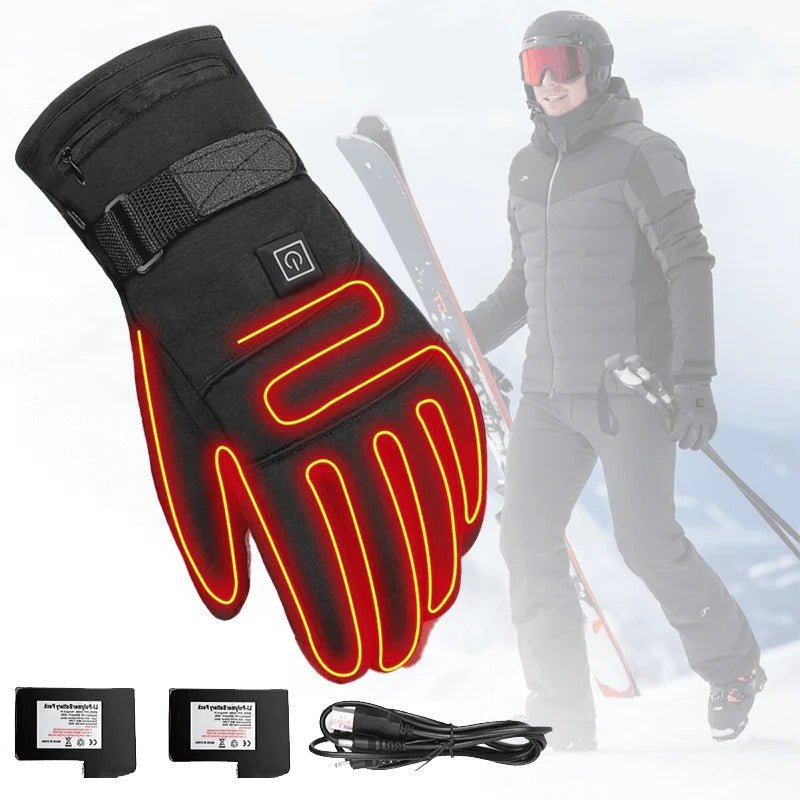 Unisex Heated Gloves Adjustable Temperature | Palm Heating Outdoor Hero