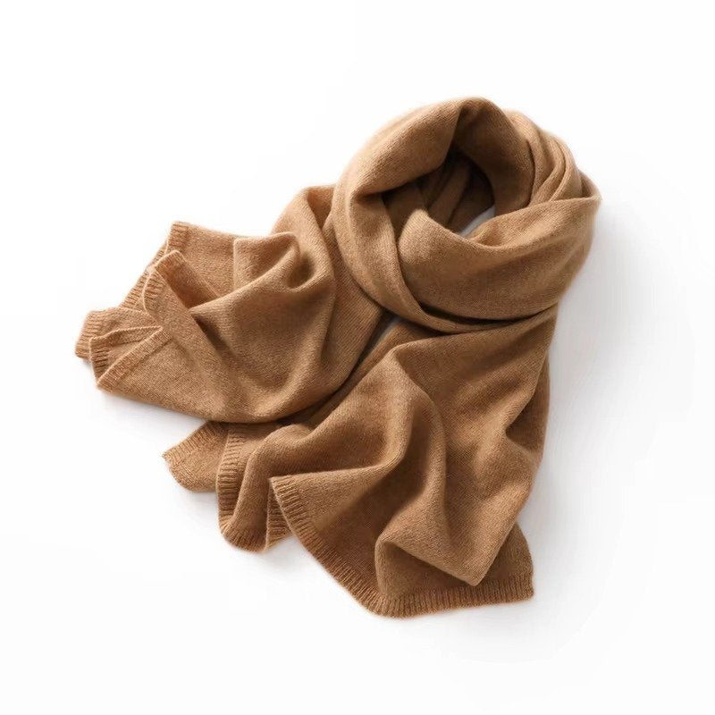 Unisex Ribbed Knit Scarf | Luxury Winter Wrap Back