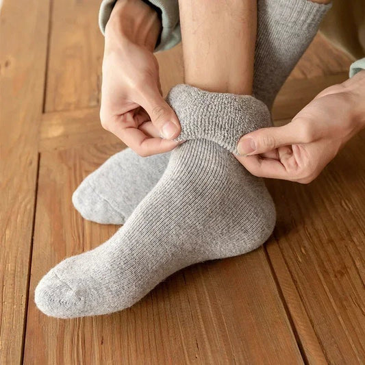 Unisex Terry Lined Wool Socks | Thermal 3-Pack Hero