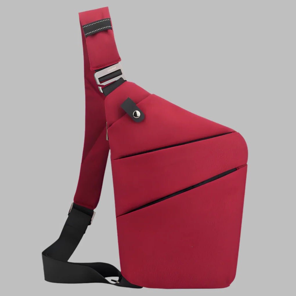 Unisex Waterproof Anti Theft Shoulder Bag | Triangular View 11