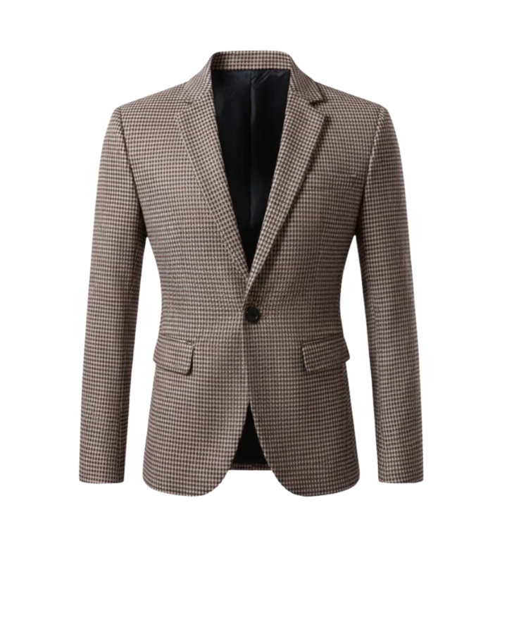 Men's Blazer Structured Tailored Long Sleeve