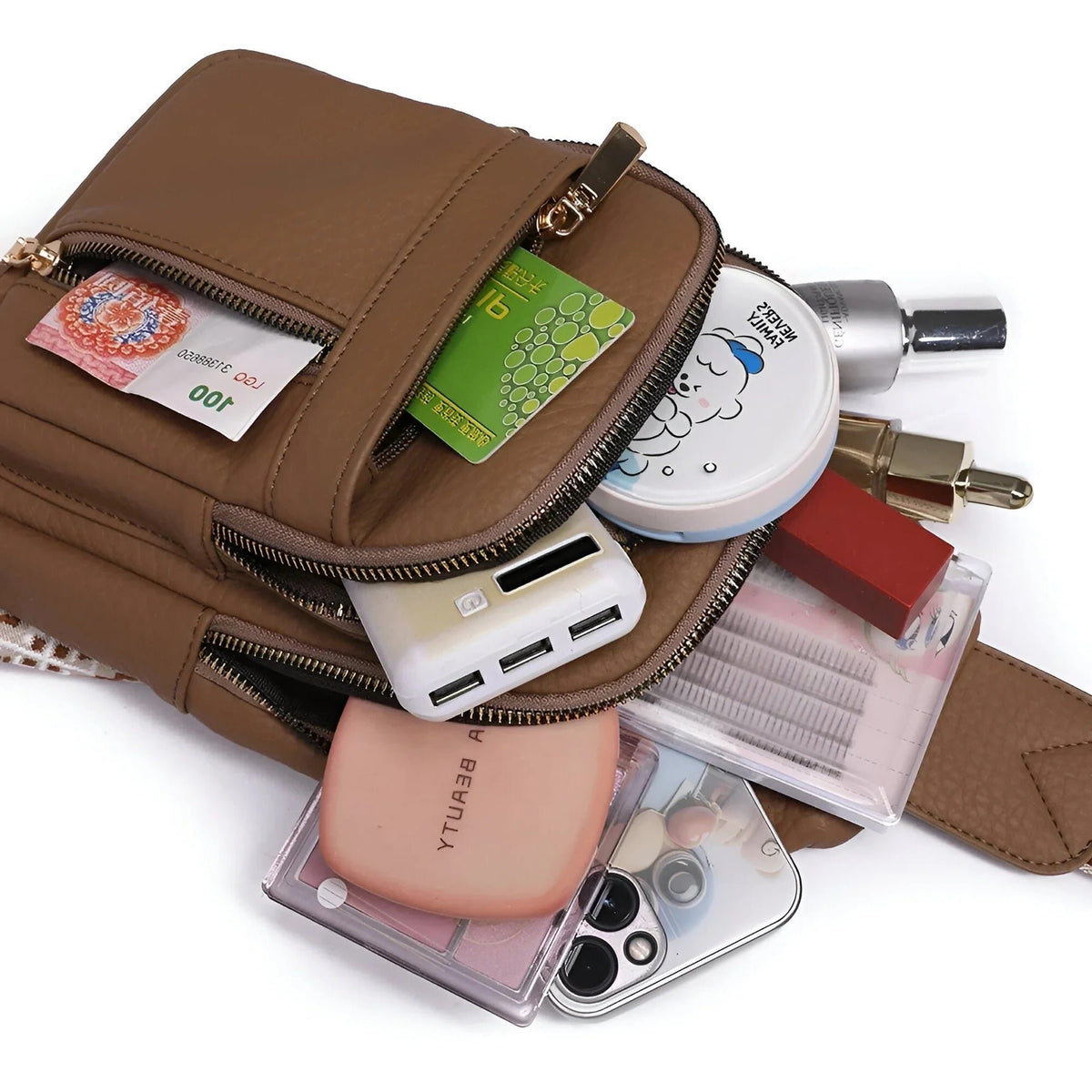 Women's Anti Theft Crossbody Bag | Geometric Strap Lifestyle