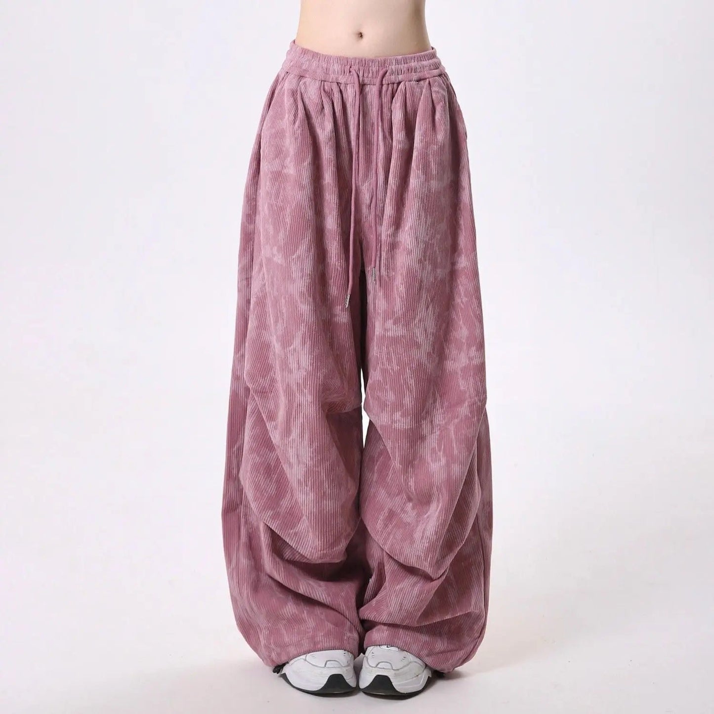 Women's Baggy Wide Leg Pants | Drawstring Balloon Hem Hero
