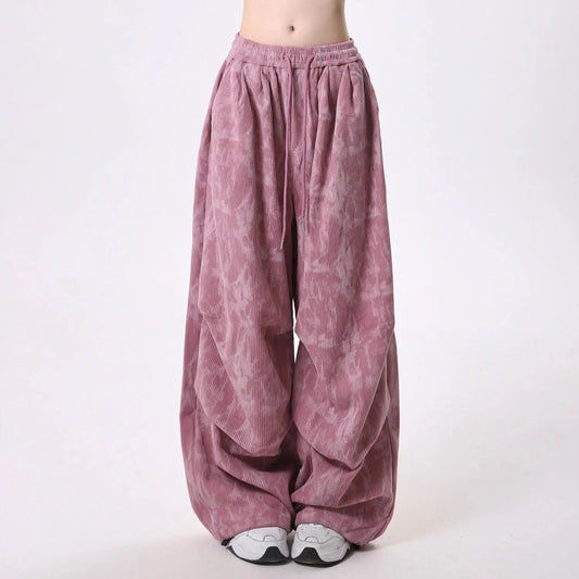 Women's Baggy Wide Leg Pants | Drawstring Balloon Hem Hero