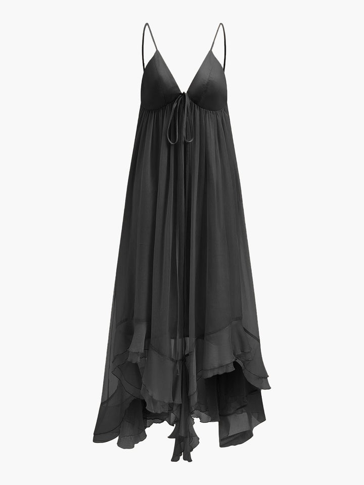 Women's Chiffon Layered Maxi Dress | Cloak Alternate