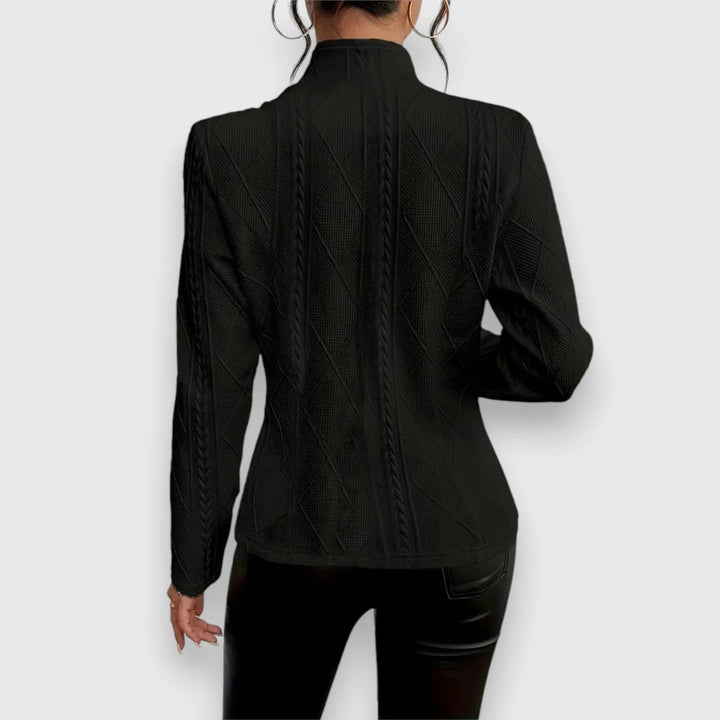 Women's Lightweight Transitional Jacket | Cable Knit Alternate