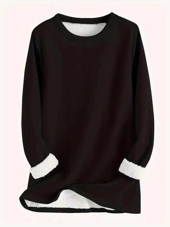 Women's Lined Sweatsuit Set | Contrast Trim Close Up