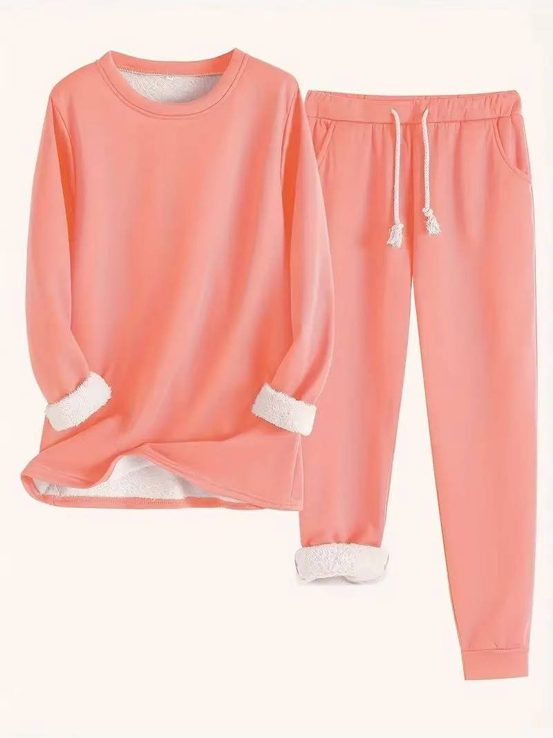 Women's Lined Sweatsuit Set | Contrast Trim Lifestyle