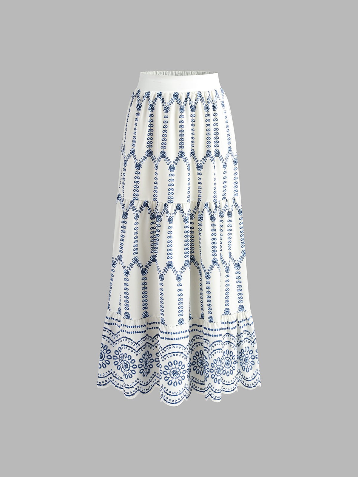 Women's Sleeveless Tie Back Skirt Set | Printed Side