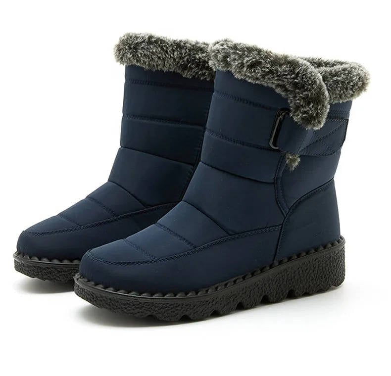 Women's Waterproof Insulated Snow Boots | Fur Cuff Winter Full