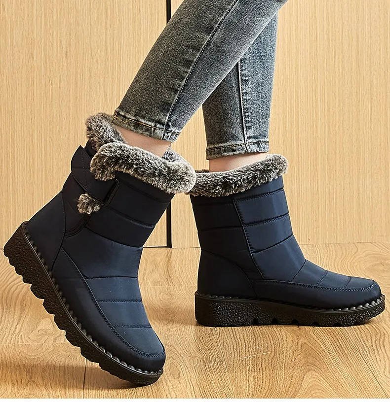 Women's Waterproof Insulated Snow Boots | Fur Cuff Winter Lifestyle
