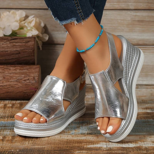 Women's Wedge Heeled Platform Orthopedic Shoes Hero