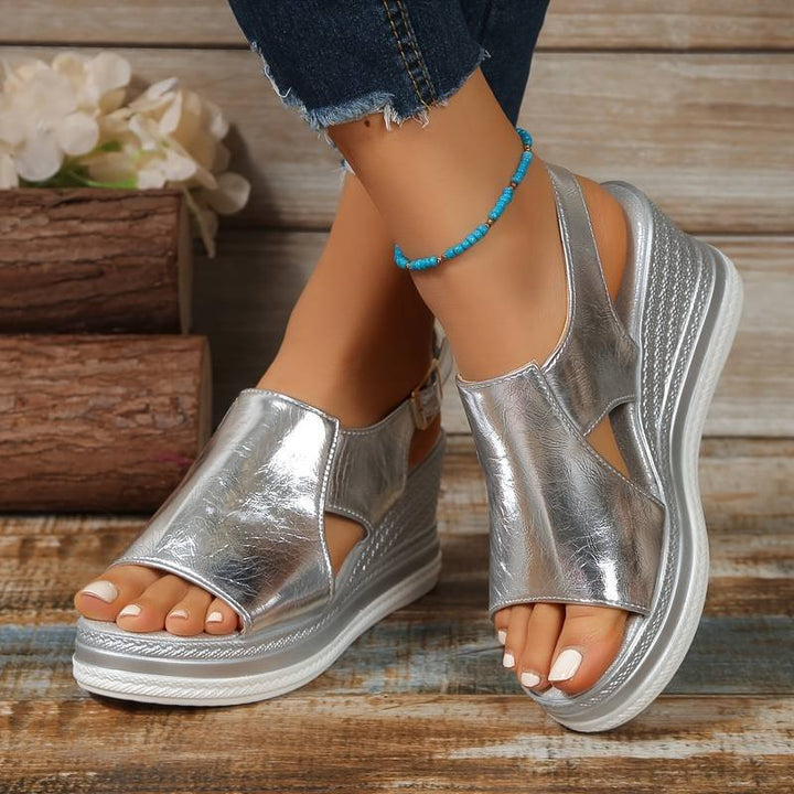 Women's Wedge Heeled Platform Orthopedic Shoes Hero