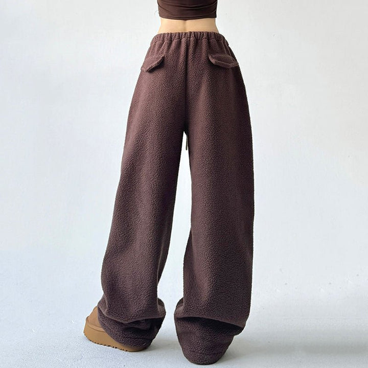 Women's Wide Leg Sweatpants | Oversized Fleece Lounge Angle