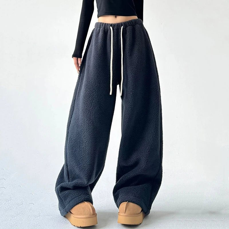 Women's Wide Leg Sweatpants | Oversized Fleece Lounge Hero